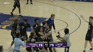 North Alabama vs Lipscomb WILD Ending  2024 College Basketball [upl. by Enywad]