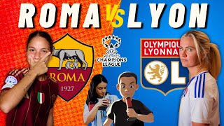 AS ROMA vs OLYMPIQUE de LYON 🎙️ RELATO THE BIMBO ➕ FLEPE COMMENTS ⚽ CHAMPIONS LEAGUE [upl. by Corotto]