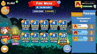 FIRE WEEK ANGRY BIRDS FRIENDS SPECIAL TOURNAMENT LEVEL ALL J1M101 ALL 3 STARS 177 [upl. by Arlene]