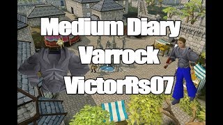 Medium Varrock Diary en Español Teleport to Varrok  VictorRs07 [upl. by Winson]