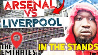 IN THE STANDS  REFS A CUN strictostrict  ARSENAL 2 2 liverpoolvlog fancam AFTVSTRICTO [upl. by Map]