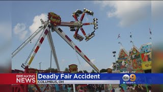 1 Dead At Least 3 Critical When Amusement Park Ride Malfunctions At Ohio State Fair [upl. by Fanchette869]