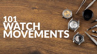 WATCH MOVEMENTS explained in 3 minutes  Manual Automatic amp Quartz Movements [upl. by Anaiv248]