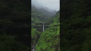 Marleshwar WaterfallRatnagiriMaharashtra shorts youtubeshorts waterfall nature reels viral [upl. by Ahsinrev]