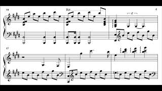 First Approach by Vangelis  Piano transcriptionsheet music [upl. by Saidel]