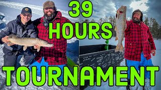 39hrs ICE FISHING TOURNAMENT part 1 [upl. by Aremat]