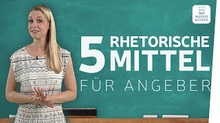 Rhetorische Stilmittel einfach erklärt I musstewissen Deutsch [upl. by Sirraf881]