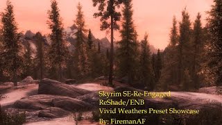 SkyrimSE Re Engaged ReShadeampENB Vivid Showcase [upl. by Aneeroc]