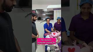 The moment of birth normal delivery drkshilpireddy bestgynecologist normaldeliverytips newborn [upl. by Alper]