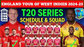 ENGLAND TOUR OF WEST INDIES 2024 WEST INDIES VS ENGLANDSCHEDULEWEST INDIES SQUAD [upl. by Marinna42]