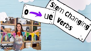 Stem changing verbs in Spanish oue   FREE PDF Handout [upl. by Jansson]