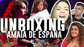 UNBOXING AMAIA DE ESPAÑA  Andrea Compton ft errebeene [upl. by Ecyla]