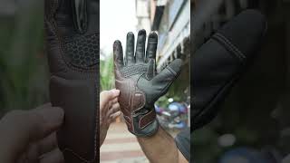 Retro Motorcycle Gloves  Tarmac [upl. by Kutchins855]