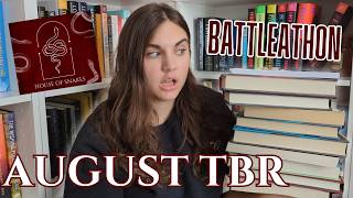 August TBR 📖 🐍⭐Battleathon ⭐🐍📖 Escape the TBR August TBR Game [upl. by Youngman985]