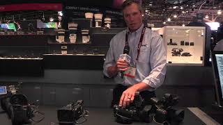 Canon XF405 and XC15 Camcorders at NAB Las Vegas 2018 [upl. by Bamberger]