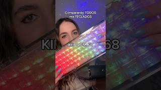 Comparando mis TECLADOS asmr keyboard [upl. by Nnahtebazile77]