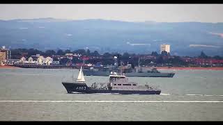 HMS IRON DUKE F234 arriving into Portsmouth 11072024 [upl. by Male]