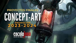 Presentación proyectos finales Concept Art Promoción 2324 [upl. by Niassuh510]