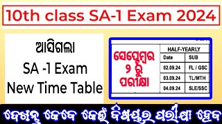 Class 10th Half Yearly SA1  IA3 Summative Assessment 1 Exam 2024 [upl. by Kolb]