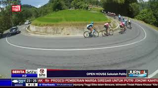 186 Pebalap Ikut Balap Sepeda Tour De Singkarak [upl. by Sel]