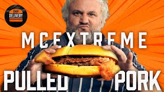 Probamos la primera hamburguesa de MCDONALD´S con PULLED PORK [upl. by Nyral]