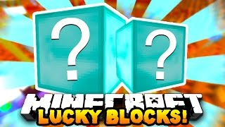 Minecraft DIAMOND LUCKY BLOCKS Modded PVP Challenge  w Preston amp MrCrainer [upl. by Nnaycart]