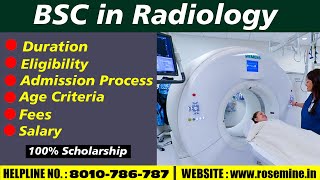 What is Radiology Course with full information  Career in Radiography  How to become Radiologist [upl. by Ahsoym]