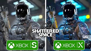 Starfield Shattered Space Xbox Series X vs Xbox Series S Graphics Comparison [upl. by Pax673]