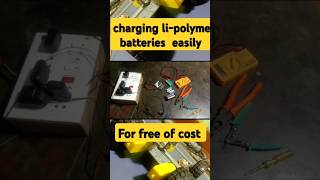 lipolymer batteries charging for free experimentswithsumanth trending youtube shorts viral [upl. by Gusty]