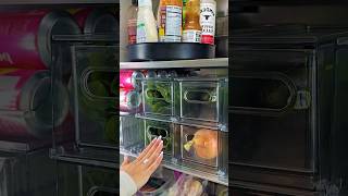 Asmr Fridge Restock 🍇🍉🍓 asmr restock home fridge shorts viralshorts [upl. by Alcina]