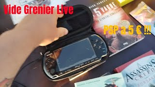 Vide Grenier Live 28072024 Une PSP a 5€ [upl. by Annayram]