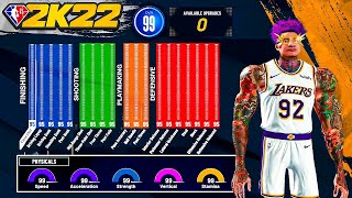 TOP 10 RARE BUILDS on NBA 2K22 CURRENT GEN [upl. by Eiduj]