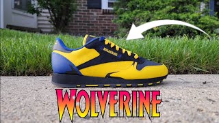 Reebok Classic Leather Wolverine Urbanaztec Marvel xmen97 [upl. by Anailli889]