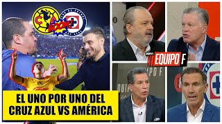 BUEN DEBATE Alarcón Gómez Junco Paco Gabriel y Peláez deshojan el CRUZ AZUL vs AMÉRICA  Equipo F [upl. by Eulalee44]