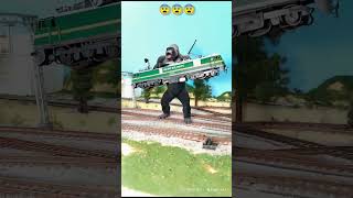 Indian Railways Model Train Accident  Train Crash  train video shorts indianrailways train [upl. by Rea]