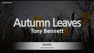 Tony BennettAutumn Leaves Edit Ver Karaoke Version [upl. by Lapham]