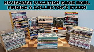 November 2024 Vacation Book Haul Finding a Collectors Stash [upl. by Ahsenauq]