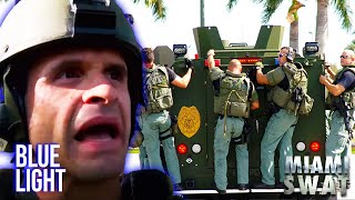 Miami SWAT Team Rides in Armored Beast to Confront HighStakes Crime Scene  Miami SWAT  Blue Light [upl. by Dace]