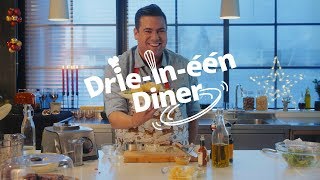 Voor hoofd én na uit de keukenmachine  Drieinéén Diner 4  bolcom [upl. by Nibot]