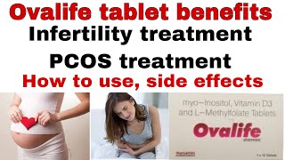 Ovalife  myoinositolvit D3Lmethylfolate infertilityPCOS  How to use  side effects [upl. by Kean813]