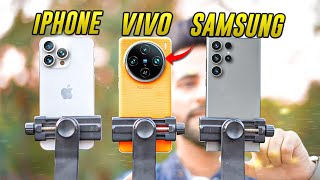 vivo X100 Pro vs Samsung S23 Ultra vs iPhone 15 Pro max  Camera Battle 2023 [upl. by Tratner216]