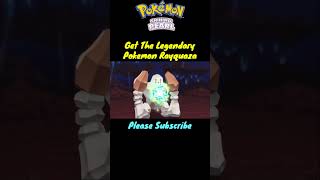 Pokemon Shining Pearl  Get The Legendary Pokemon Rayquaza pokemon shorts walkhtrough gameplay [upl. by Ahsiele806]