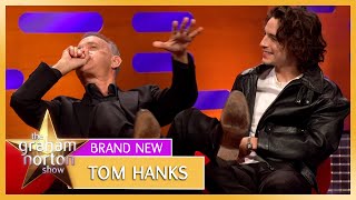 Tom Hank’s Strange Attempt At Recreating A Space Walk  The Graham Norton Show [upl. by Hinson]