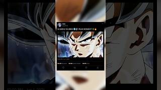 GOKU VS JIREN 🥶🗿 PEAK MOMENT 🌿anime manga art otaku animeartanimeeditsyoutubeshorts [upl. by Tezile]