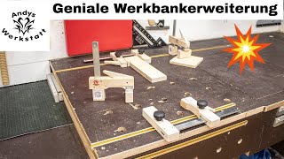 Geniale Werkbank Erweiterung für Spannelemente [upl. by Ennaej]