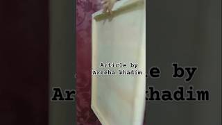 Article by Areeba khadim viralvideo art makesomememories yttending drawing painting [upl. by Occir]