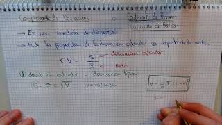 Coeficiente de Variación  Coeficiente de Pearson  Explicación FÁCIL y SENCILLA DE ENTENDER [upl. by Swanhilda209]