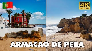 ARMACAO DE PERA Algarve 🌞 Portugal 🇵🇹  Walking Tour 🏖️🚶 4K UHD [upl. by Gavrah]