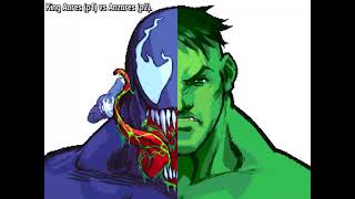 Marvel vs Capcom King Aures vs Anzures cheater [upl. by Karolyn]