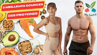 5 aliments naturels les plus riches en protéines  meilleurs sources de protéines  protéine naturel [upl. by Adnamal450]